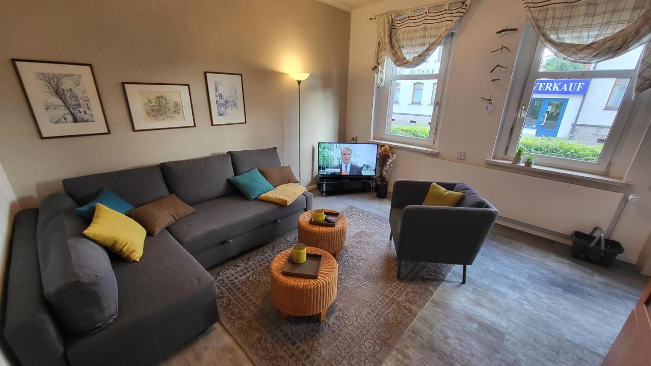 Apartments Am Saalebogen Mit Gartenterrasse, Grillkamin, Freie Parkplaetze Rudolstadt Luaran gambar