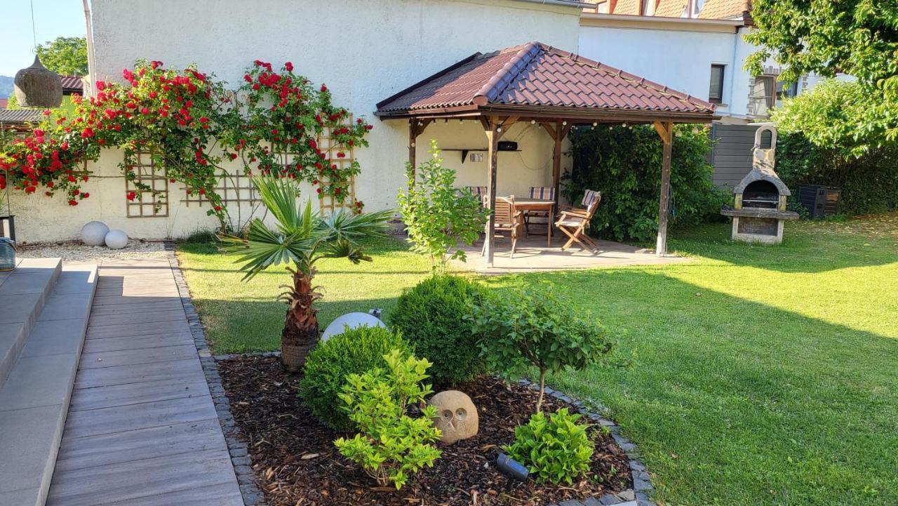 Apartments Am Saalebogen Mit Gartenterrasse, Grillkamin, Freie Parkplaetze Rudolstadt Luaran gambar