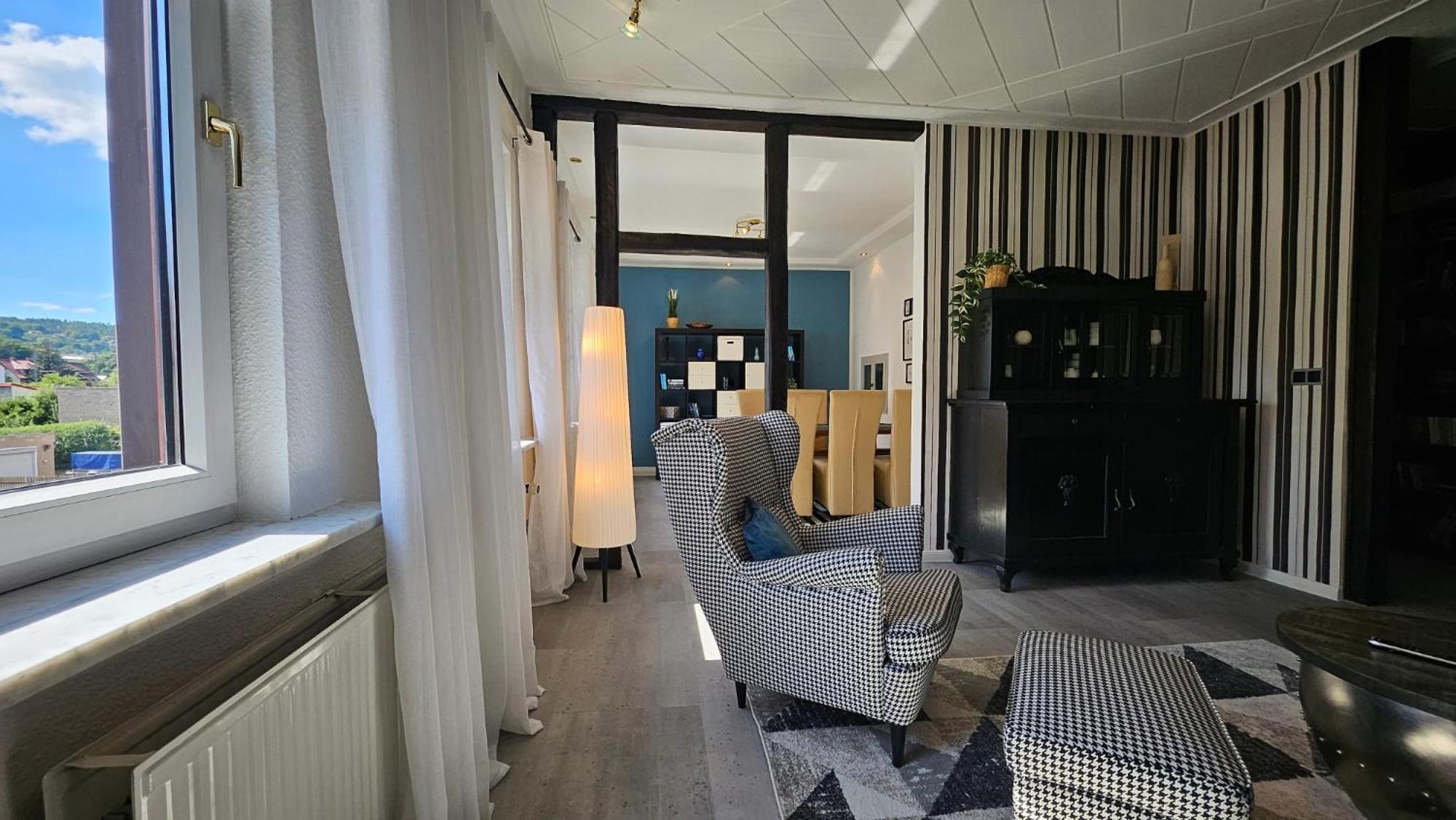 Apartments Am Saalebogen Mit Gartenterrasse, Grillkamin, Freie Parkplaetze Rudolstadt Luaran gambar